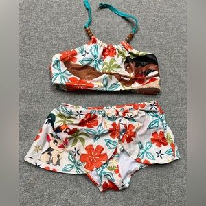 Disney Girls Moana bikini size 5-6